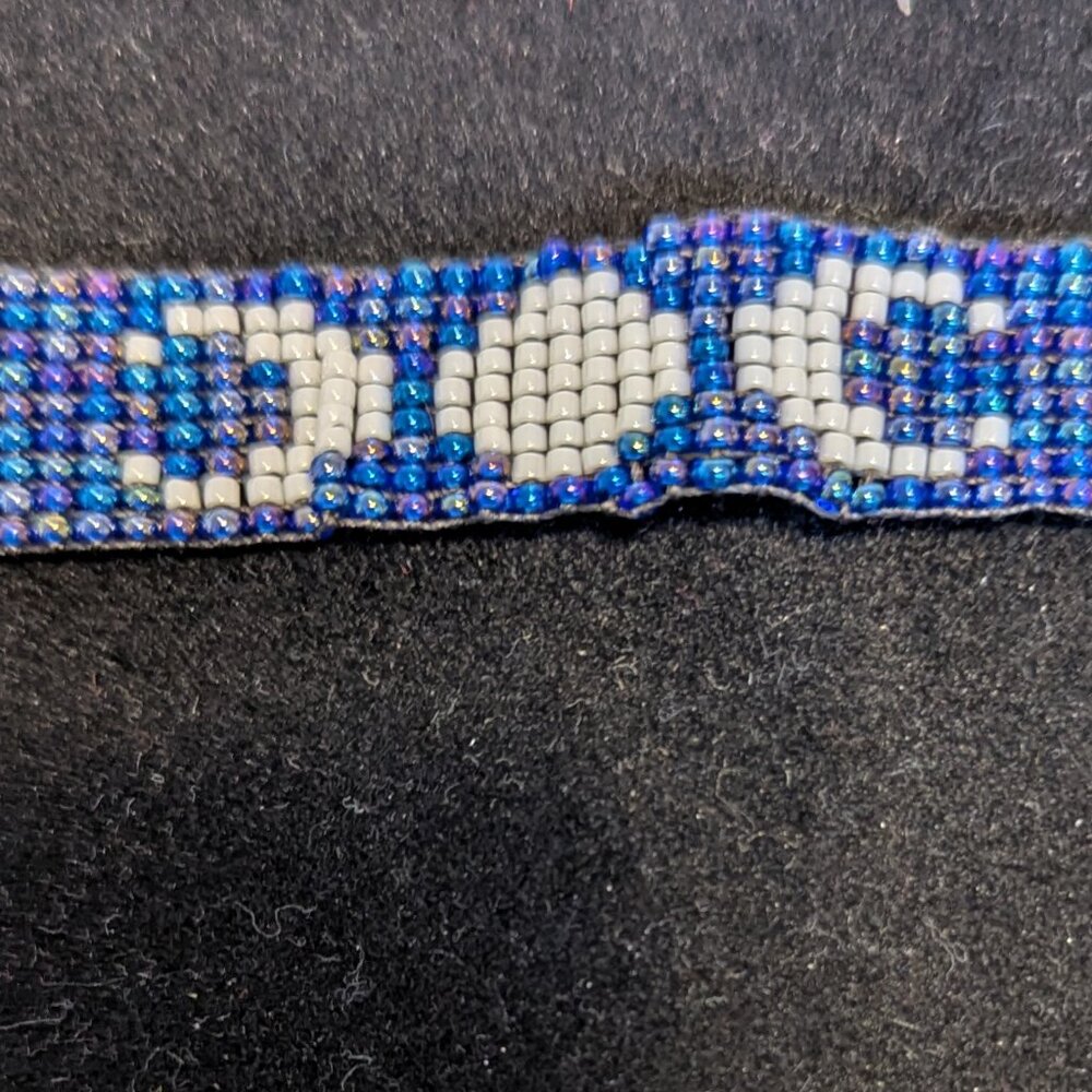 Dark Blue Triple Moon Goddess Bracelet